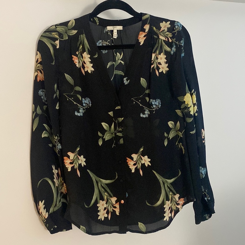 Floral Silk Joie Blouse